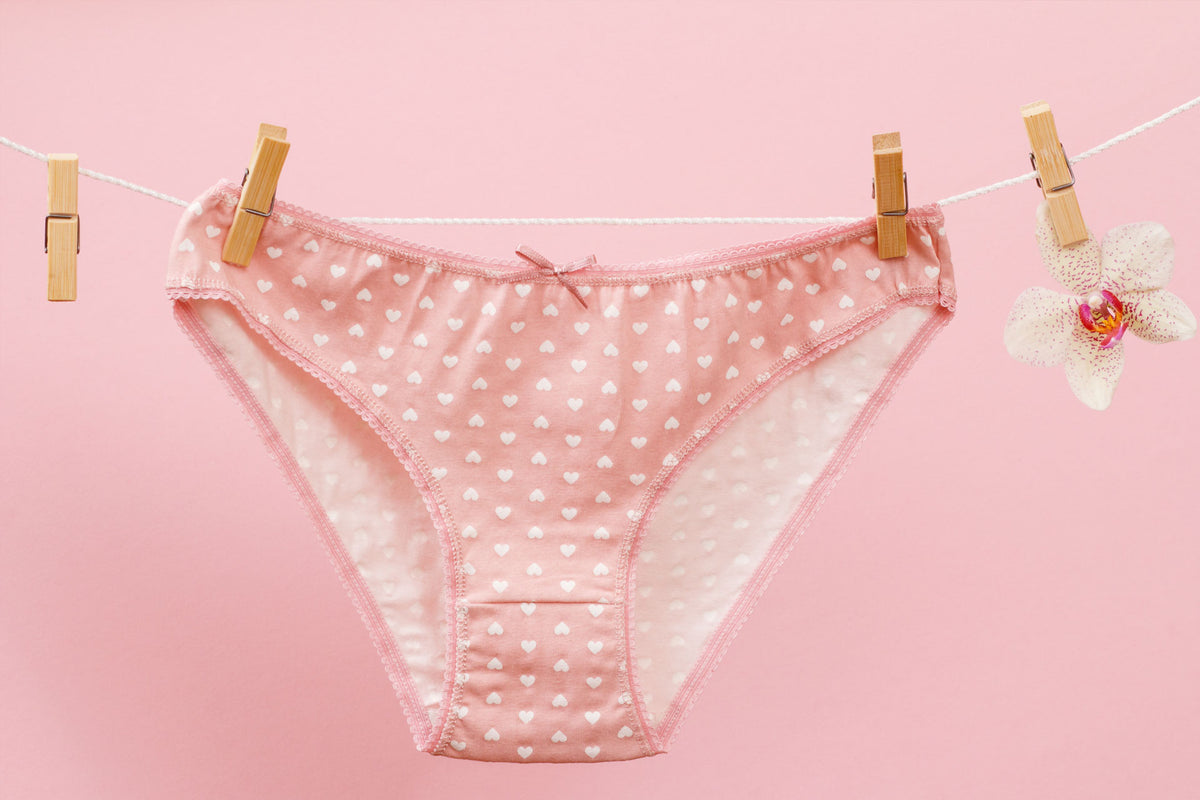 Inance Perfect Wife Cheeky Panty - Pink with White Dots-P883