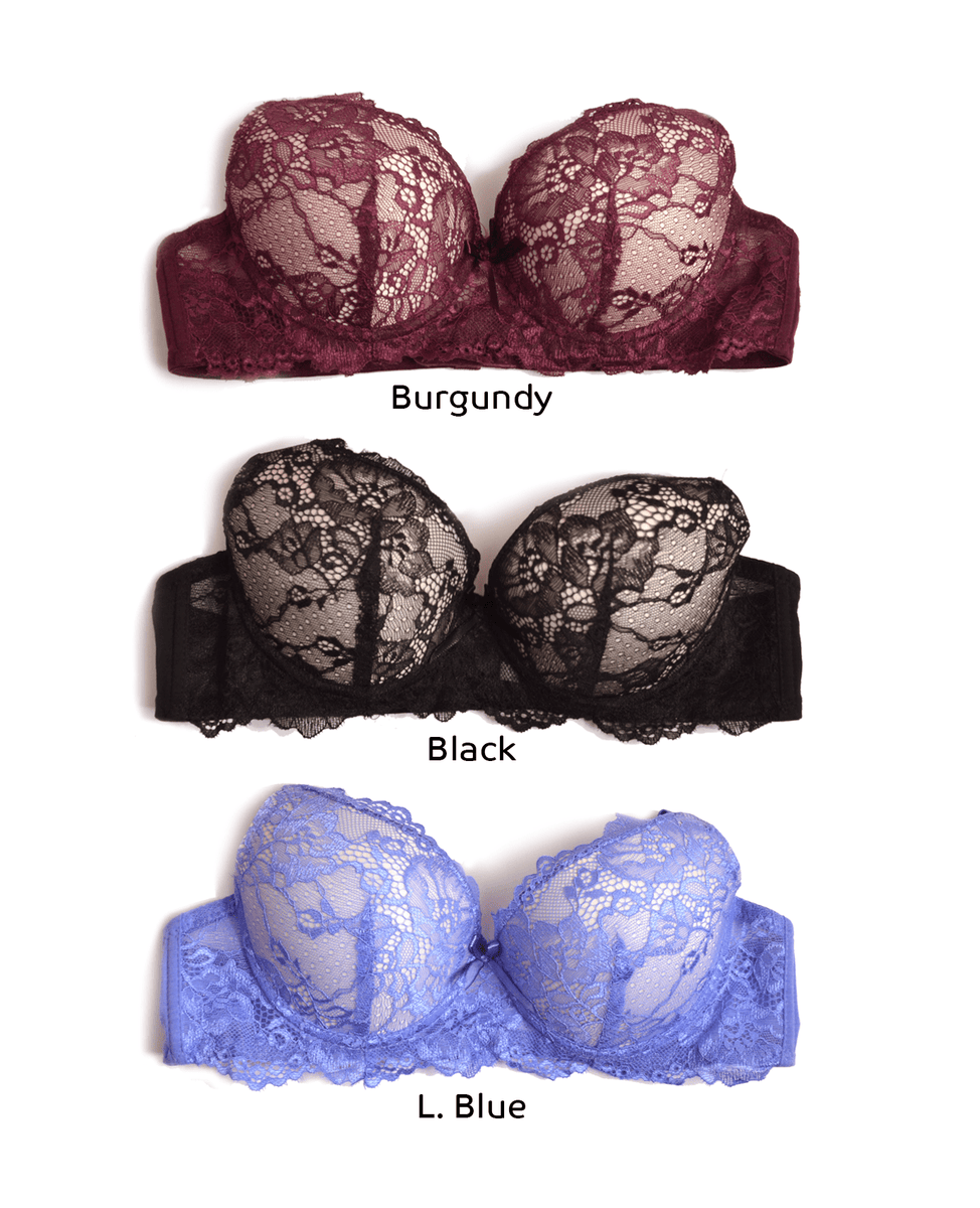 ALL LACE AMOUR U/W BRA RED/TRUE RED - Samantha Chang