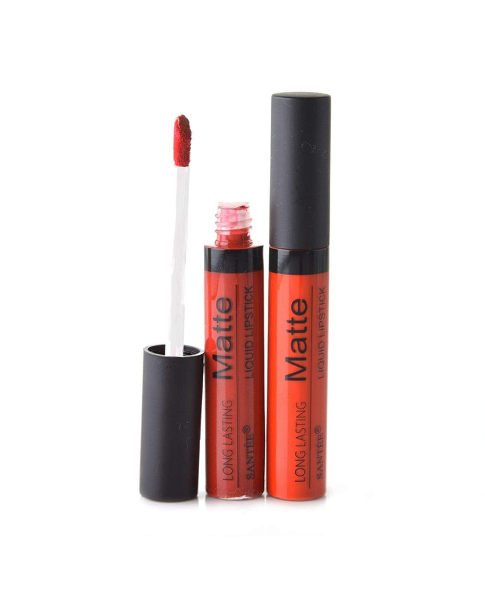 Santee Back To Lipstick CHERRIE Long Mattes Basics Liquid Lasting – 