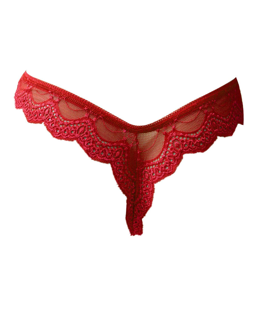 Fleri - Classic Lace Panties, cherry syrup