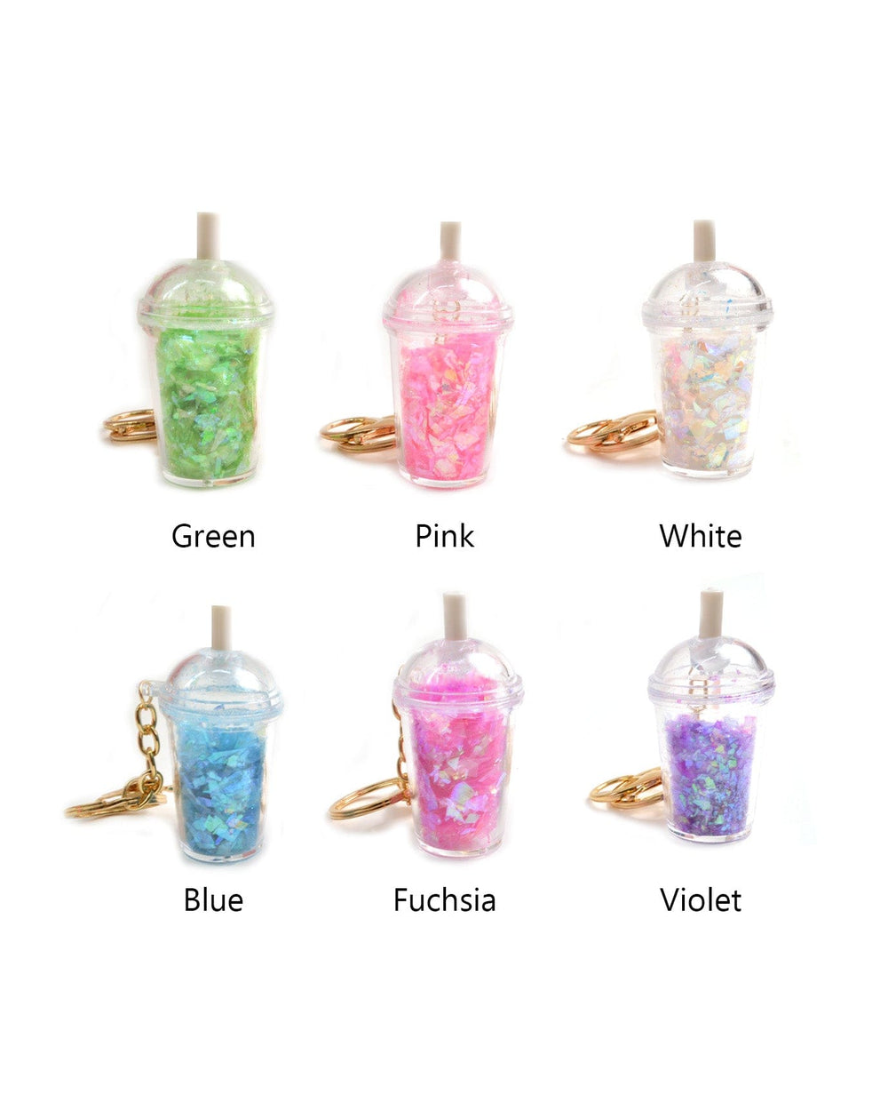 Flakes Drink Cup Keychain