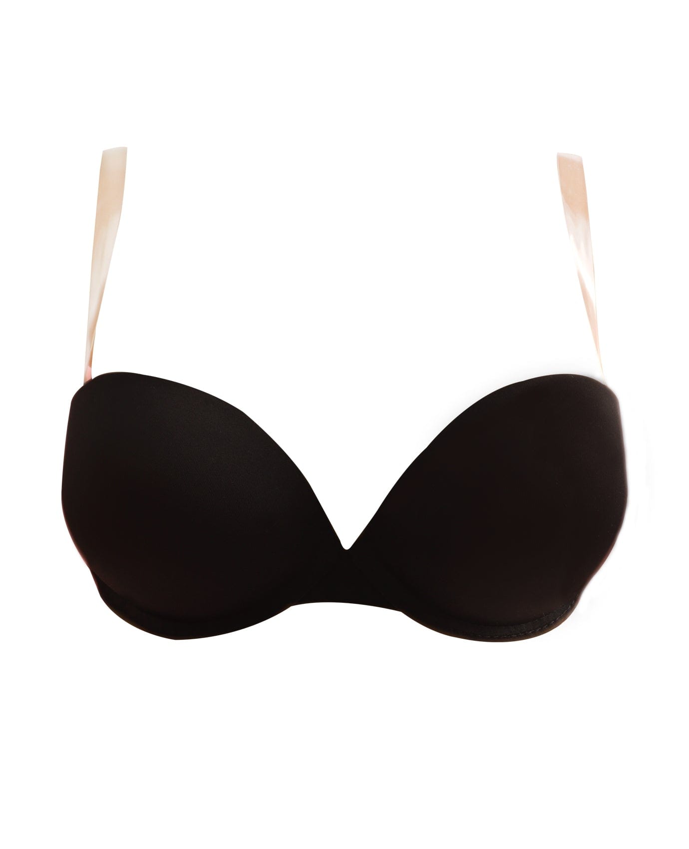 Buy online Black Transparent Straped Bra from lingerie for Women