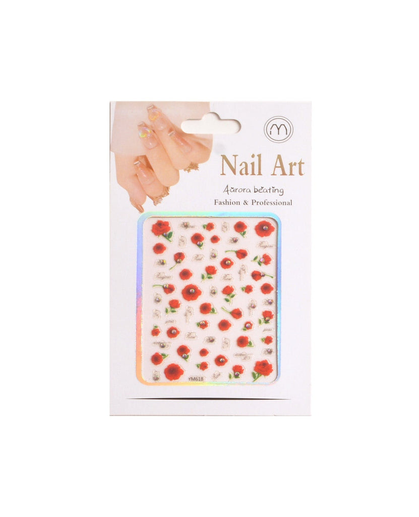 Flower Nail Stickers
