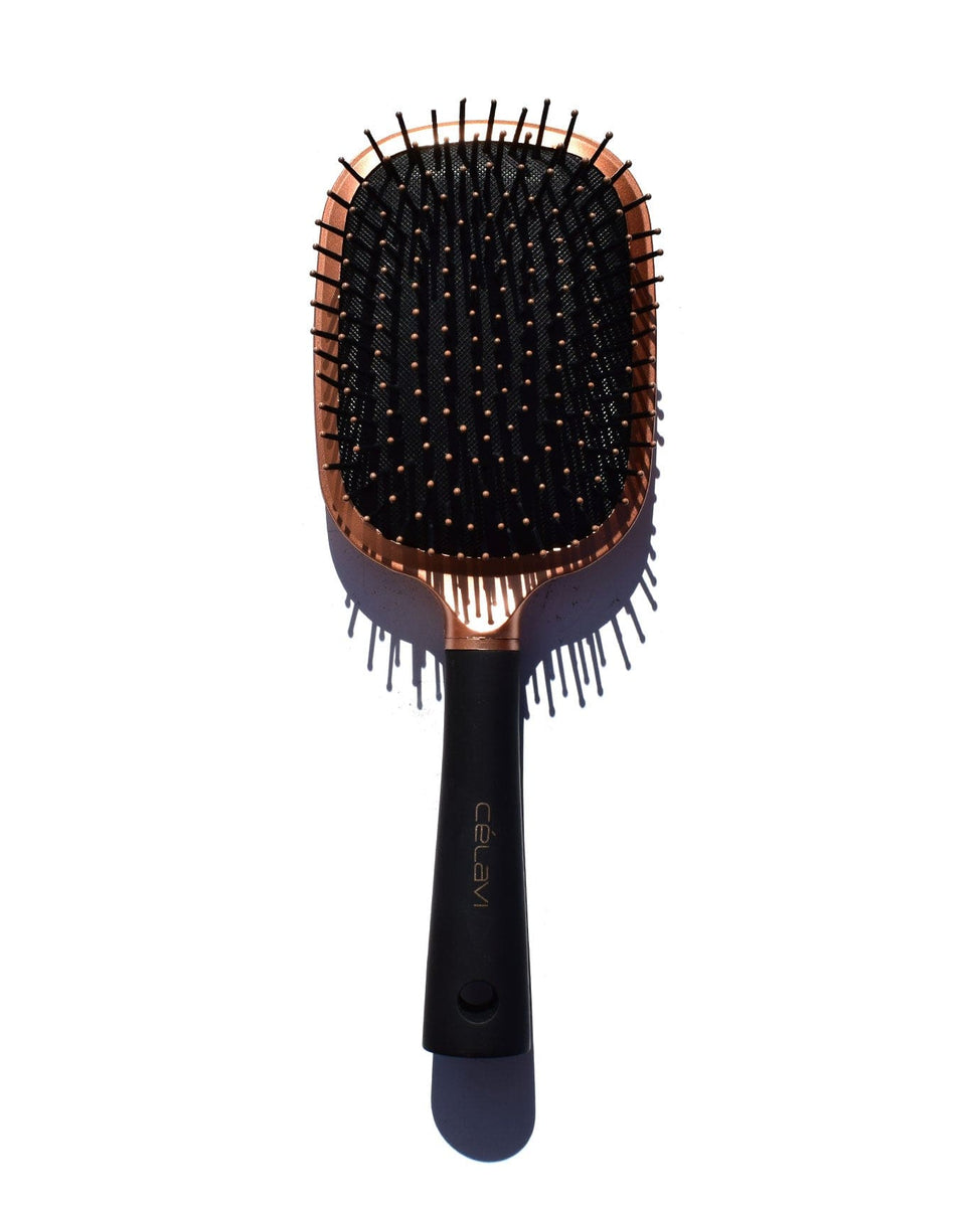 Celavi Bronze Round Paddle Brush – CHERRIE