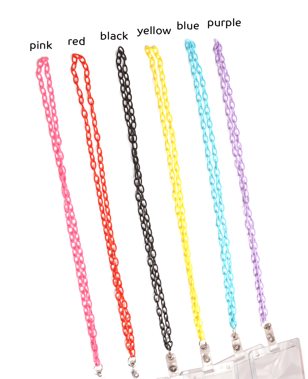 Bright Colors Chain Lanyard