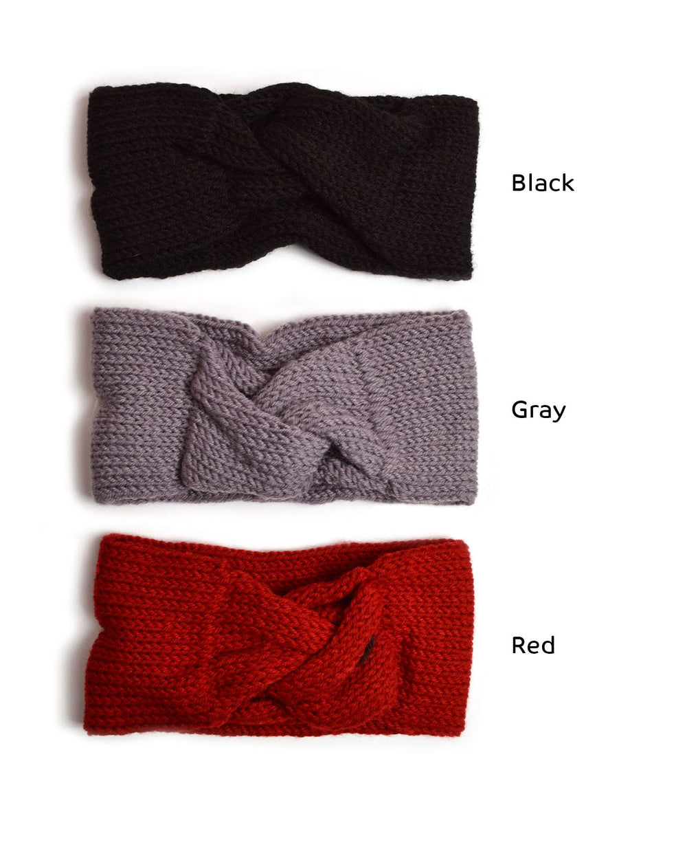 knitted winter headbands