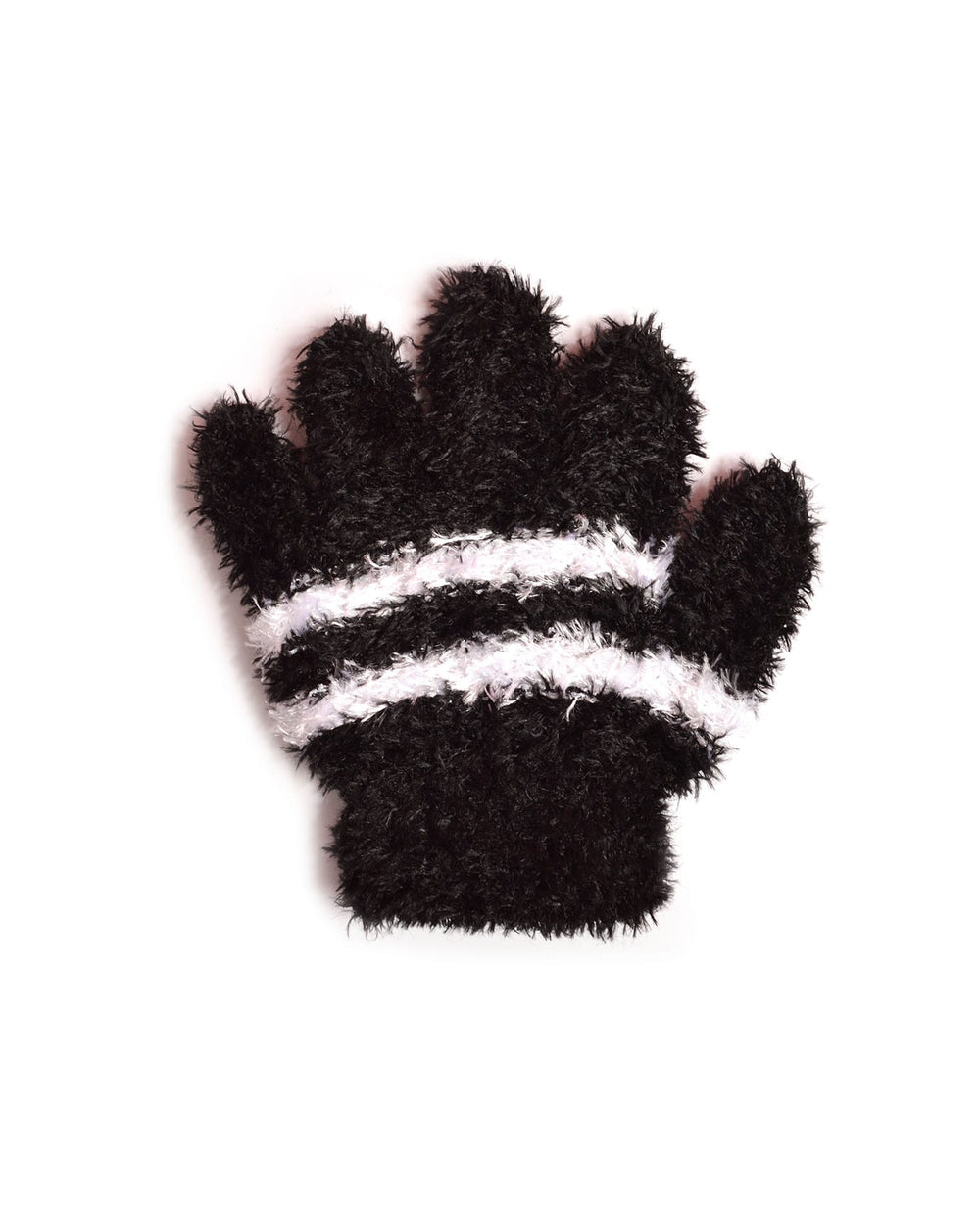 Stripes Fuzzy Children's Gloves
