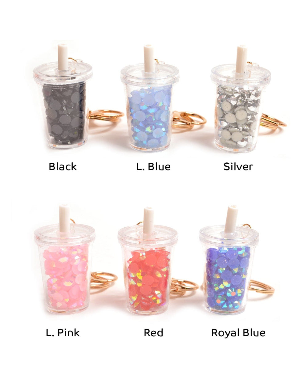 Sparkle Drink Cup Keychain