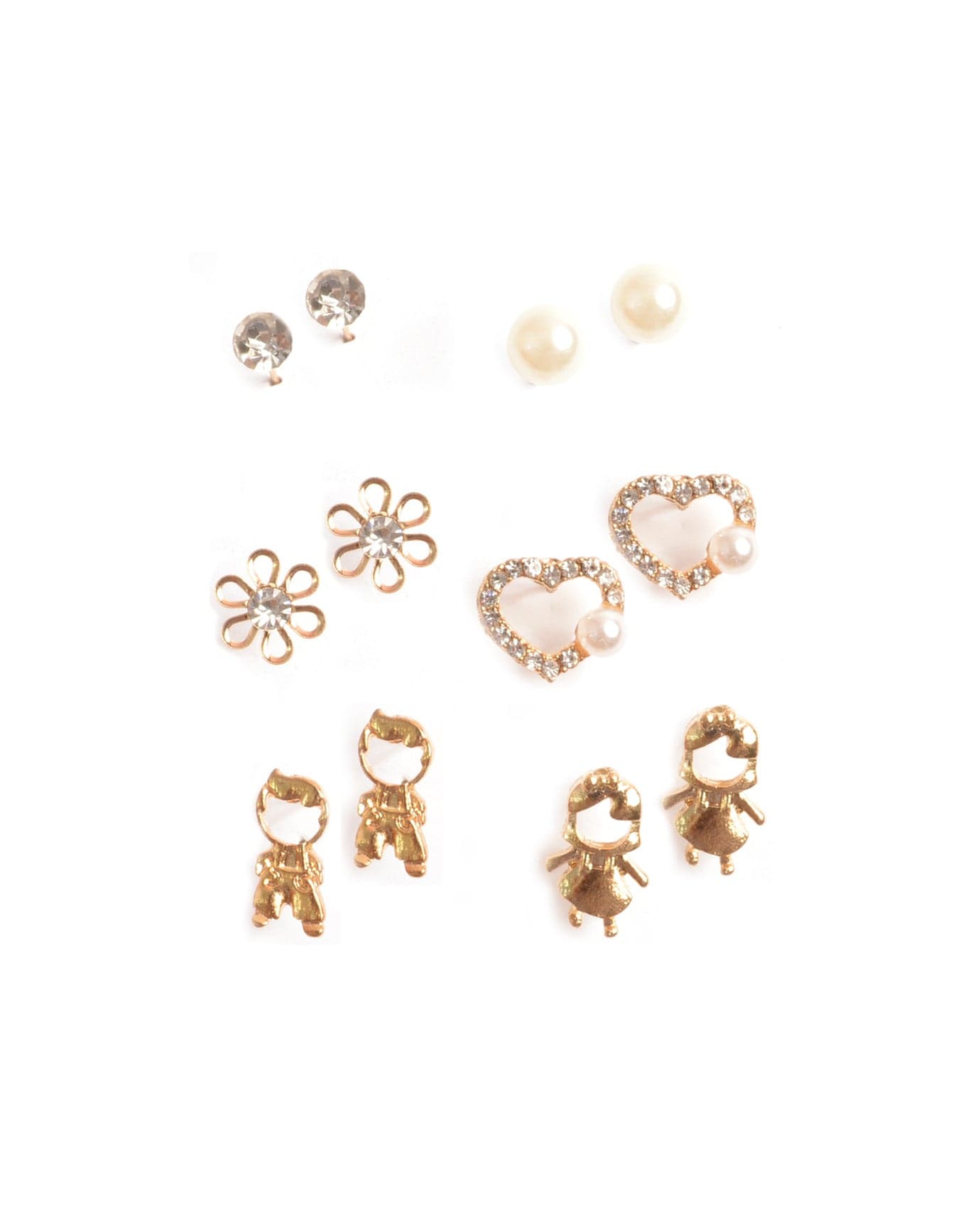 22k Plain Gold Earring JGS-2101-00015 – Jewelegance