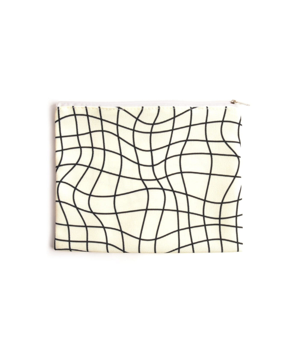 Curve Lines Cosmetic Bag