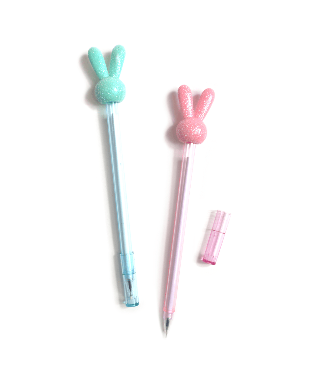 Glittery Bunny Pen