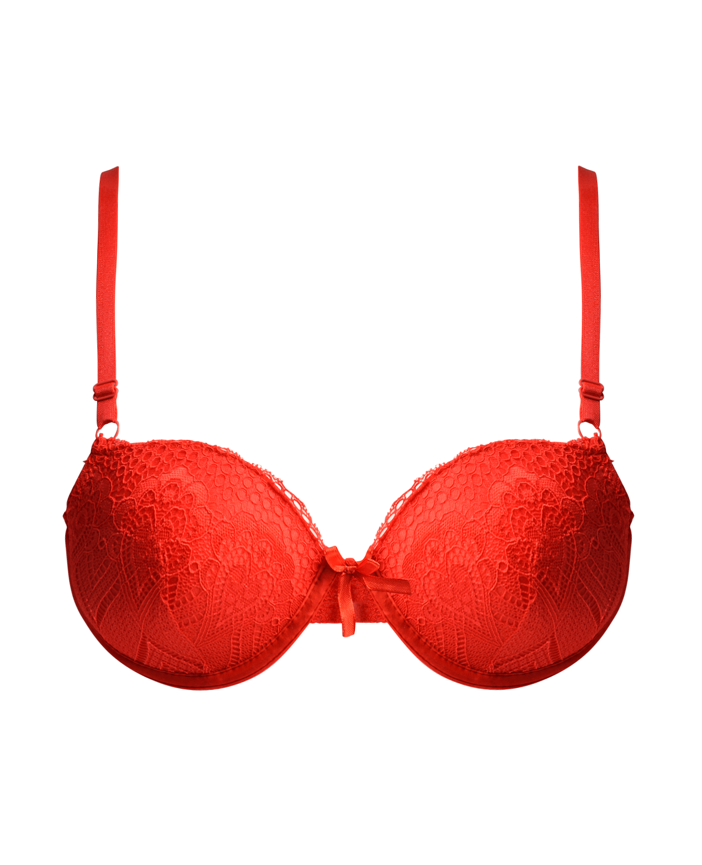 Buy Bralux Padded Cherry Bra with Detachable Strap and Trasperent