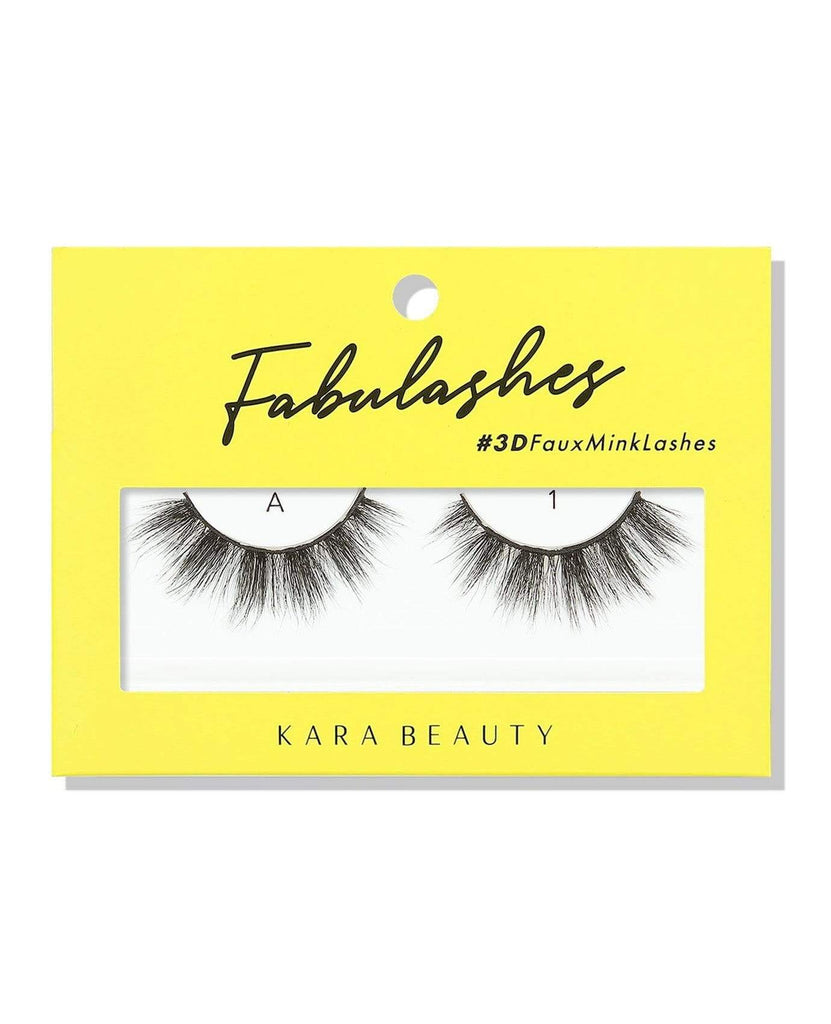 Kara Beauty 3D Faux Mink Eyelashes-A1