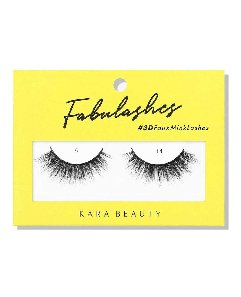 Kara Beauty 3D faux mink eyelash-A14