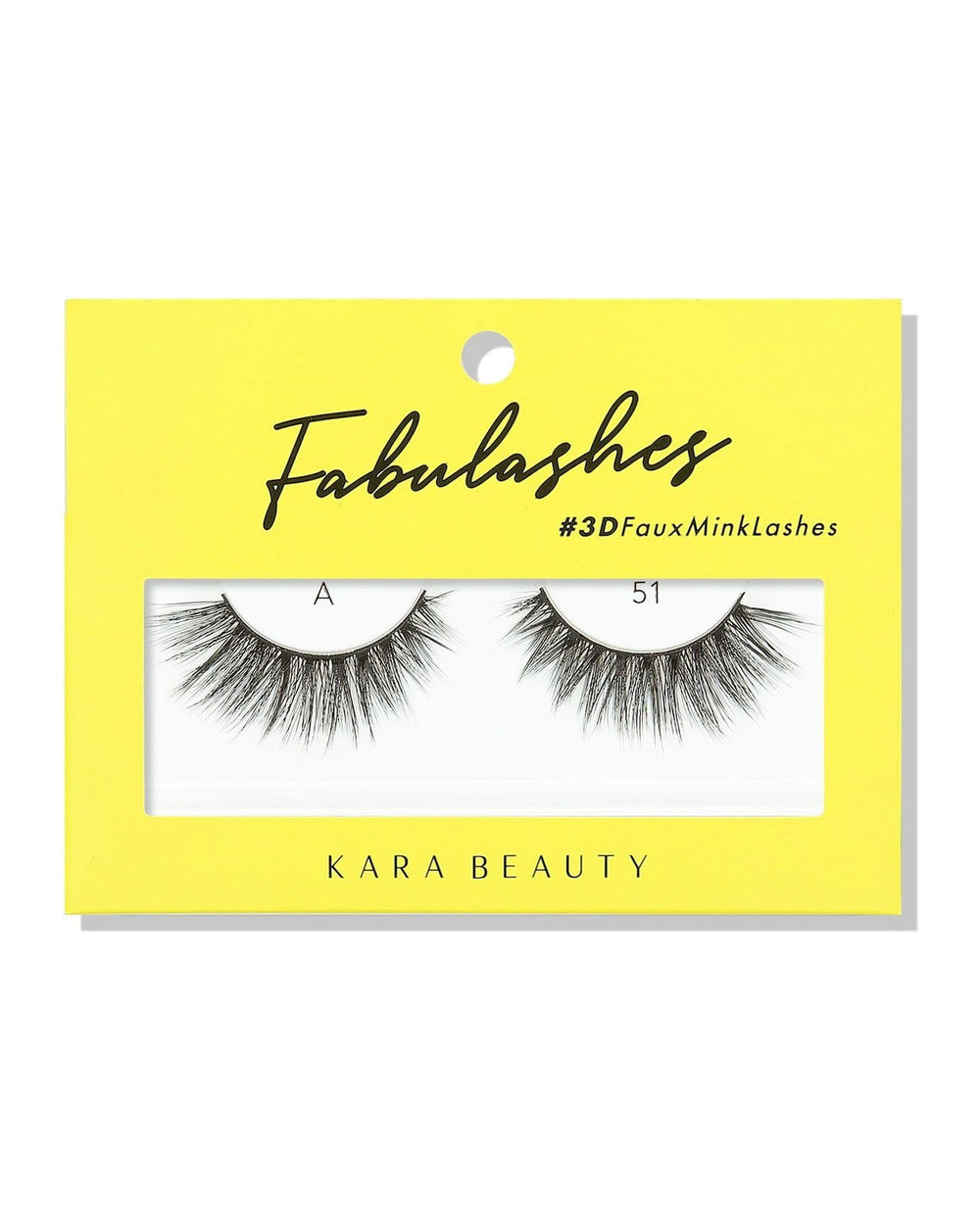 Kara Beauty 3D Faux Mink Eyelashes-A51
