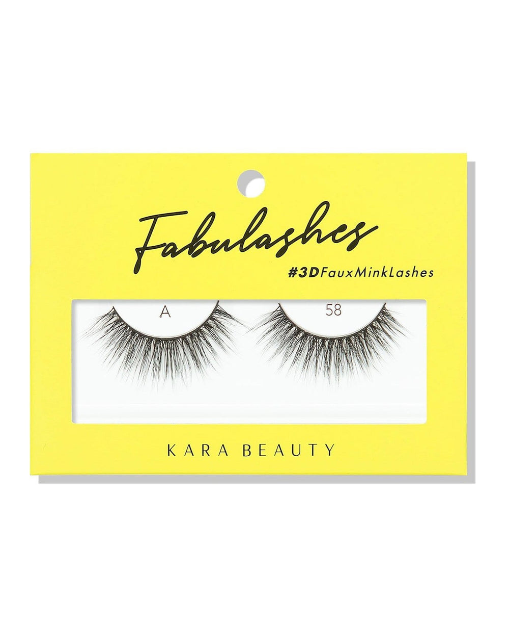 Kara Beauty 3D Faux Mink Eyelashes-A58
