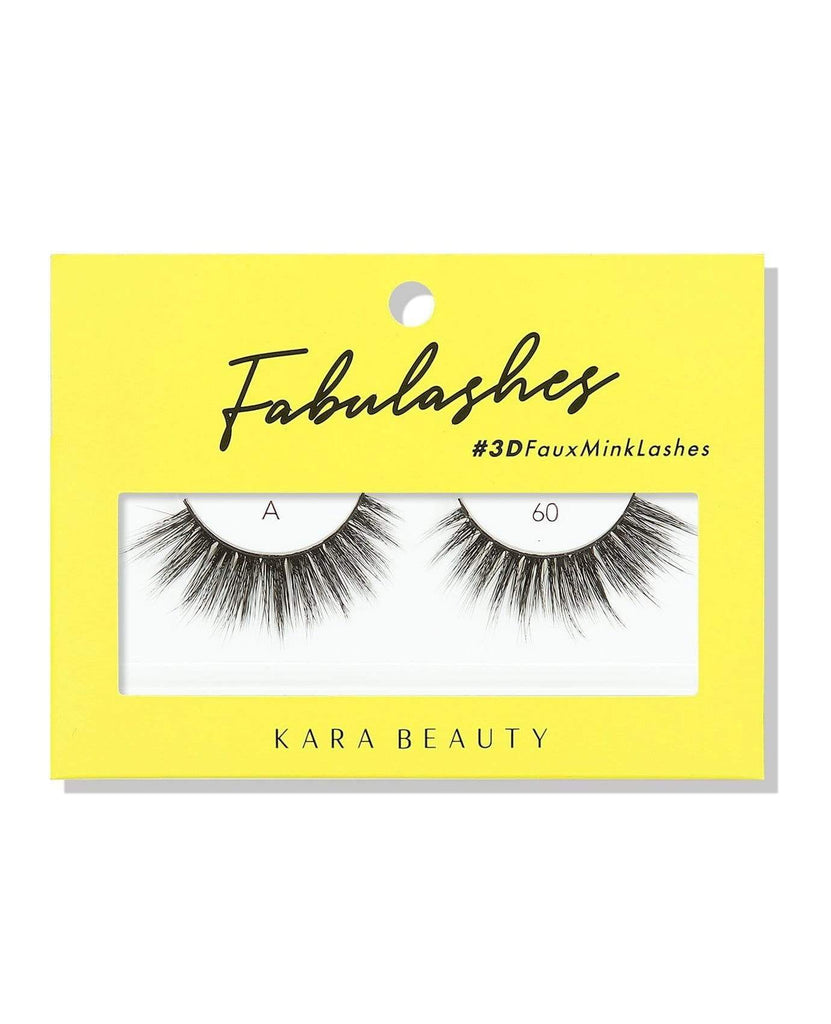 Kara Beauty 3D Faux Mink Eyelashes-A60