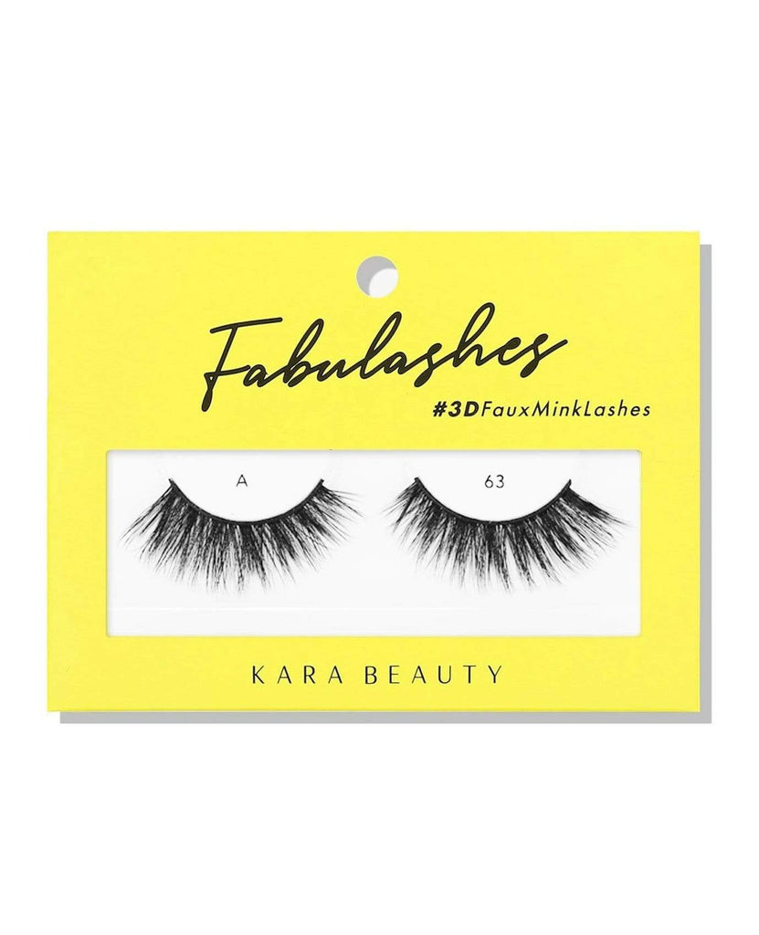 Kara Beauty 3D Faux Mink Eyelashes-A63
