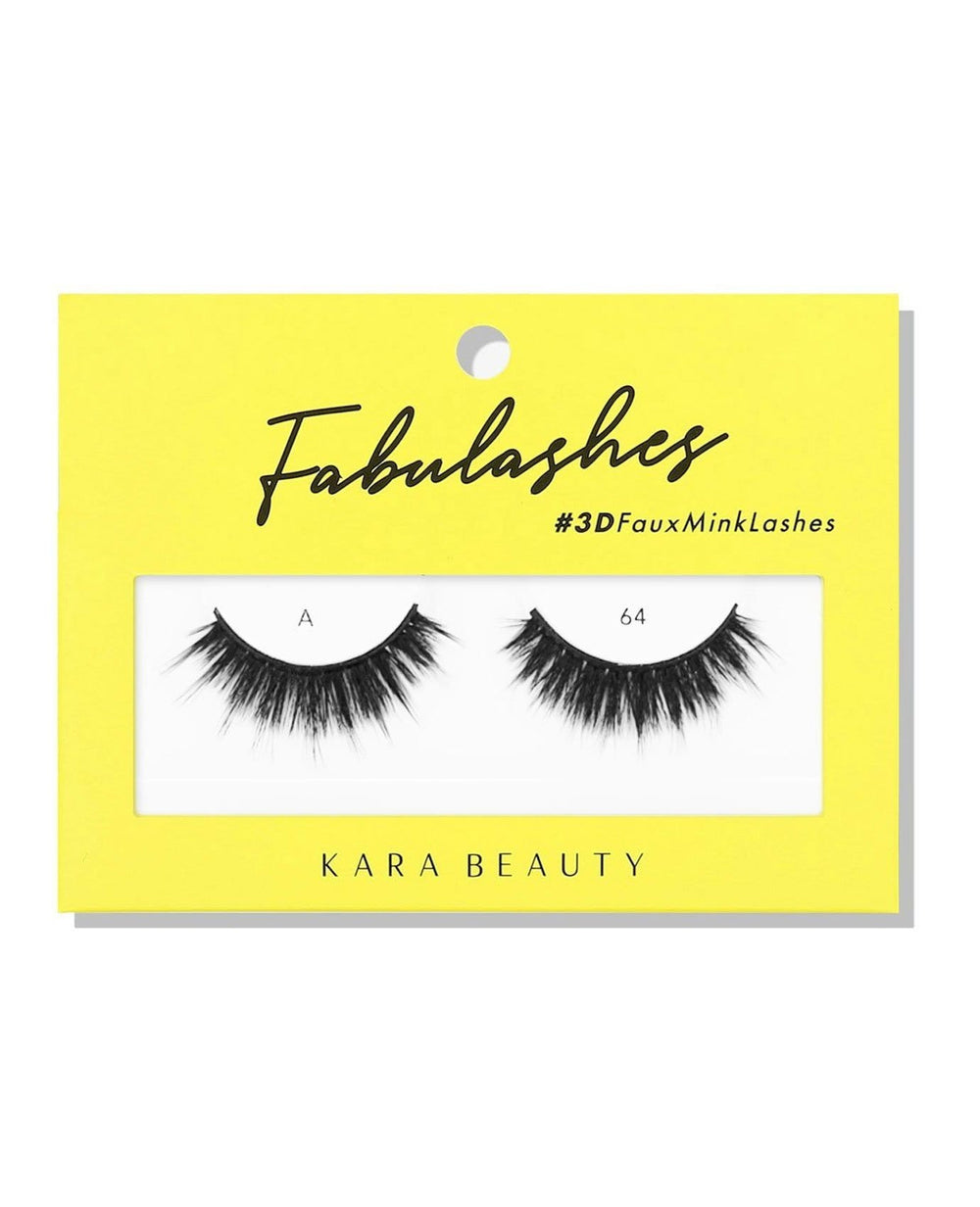Kara Beauty 3D faux mink eyelash-A64