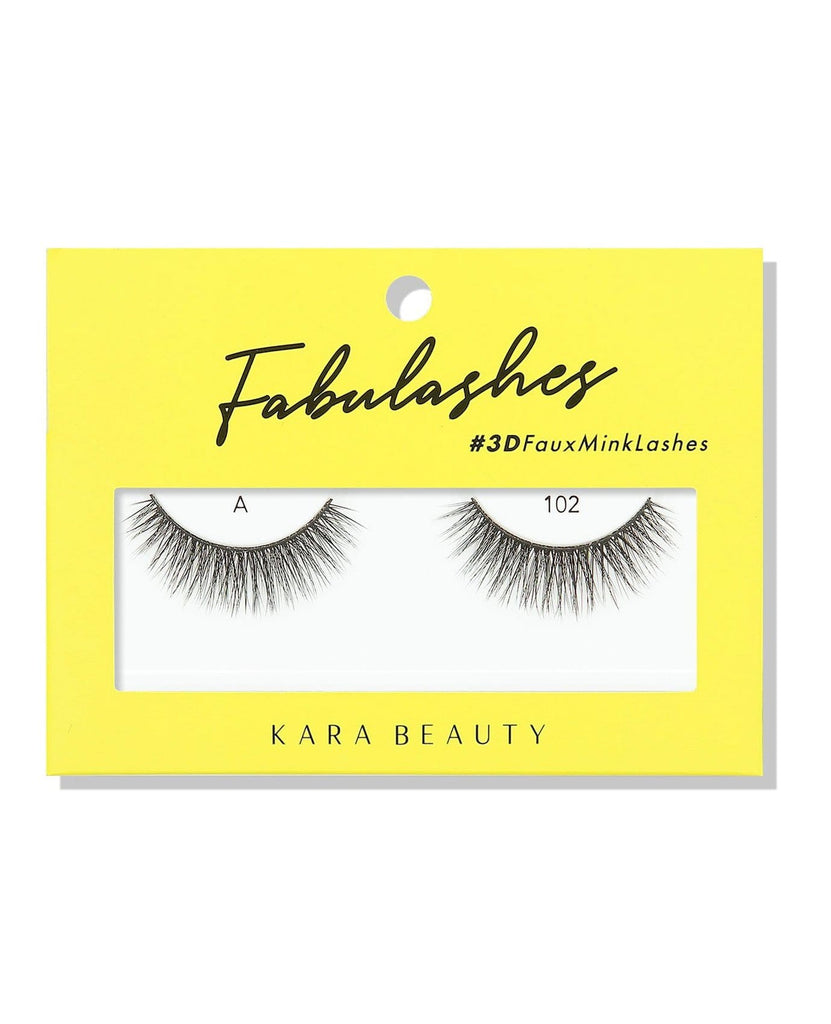 Kara Beauty 3D faux mink eyelash-A102