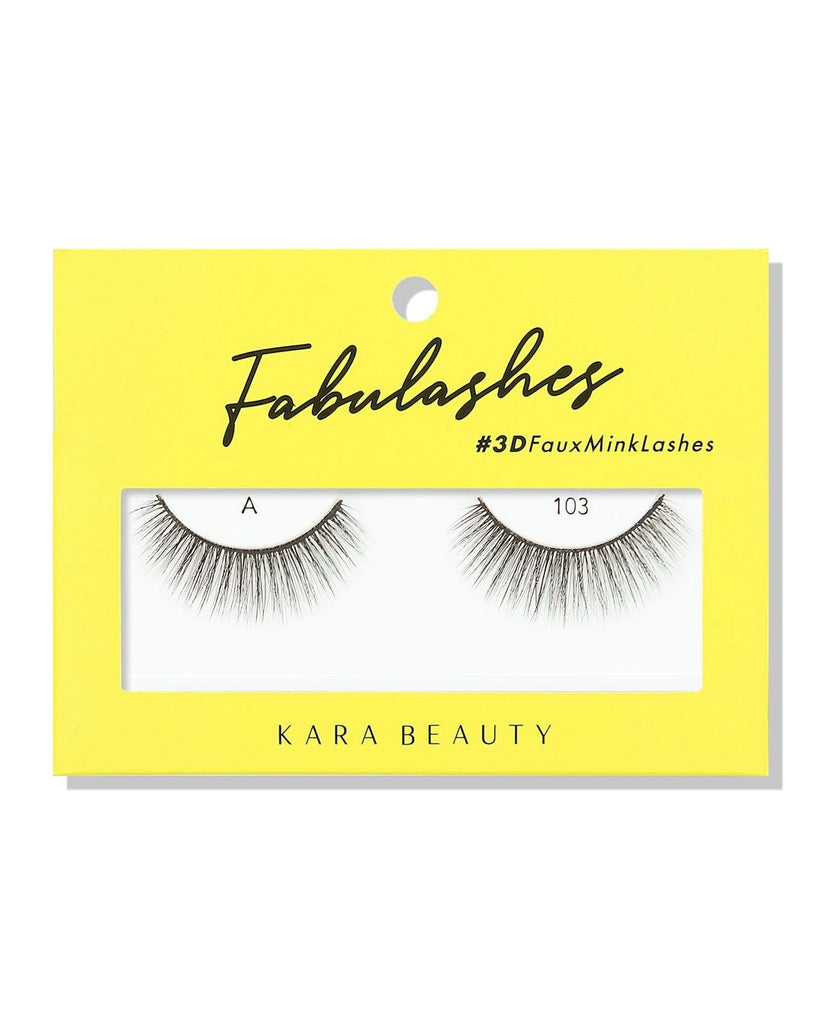 Kara Beauty 3D faux mink eyelash-A103