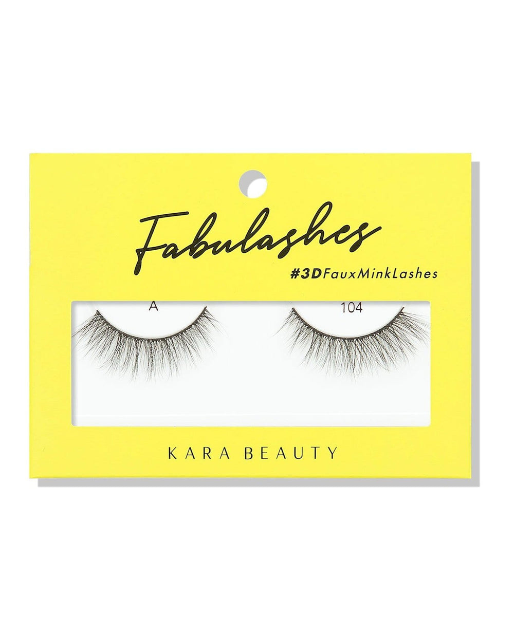 Kara Beauty 3D faux mink eyelash-A104