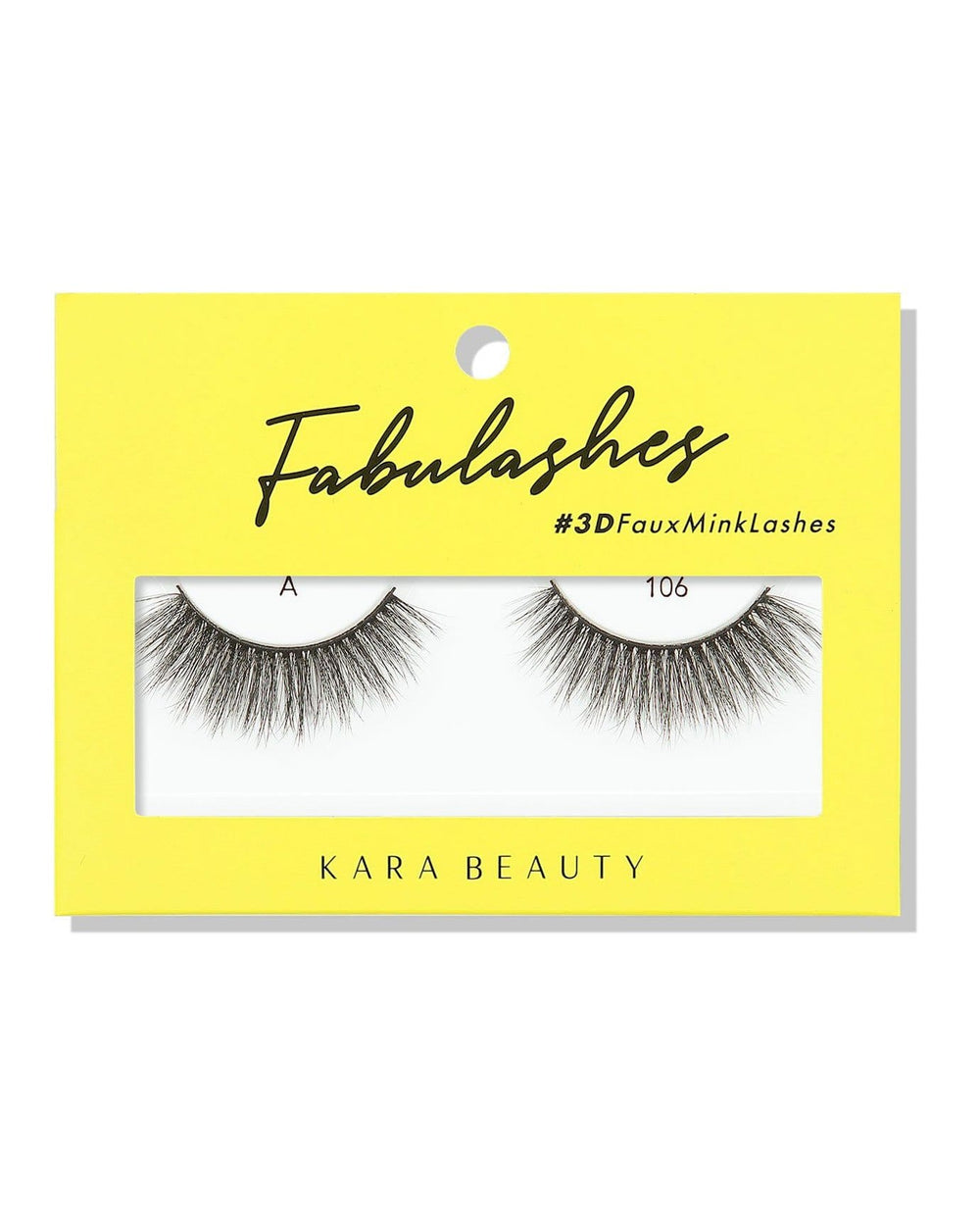 Kara Beauty 3D faux mink eyelash-A106