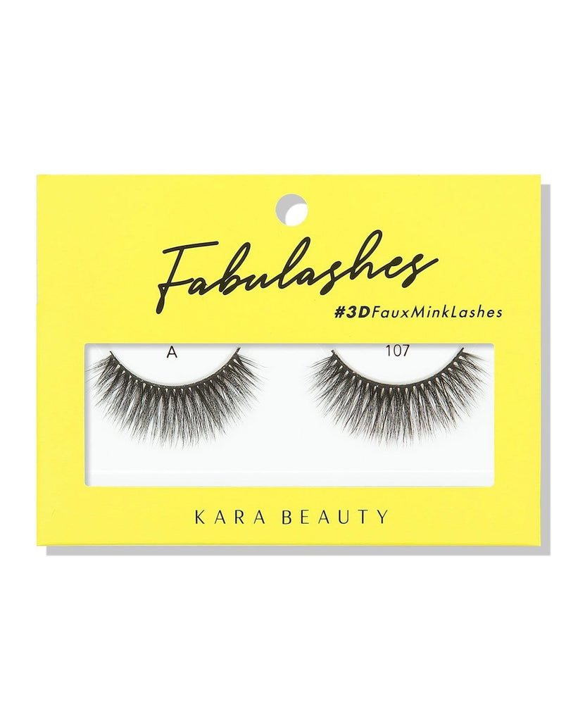 Kara Beauty 3D faux mink eyelash-A107