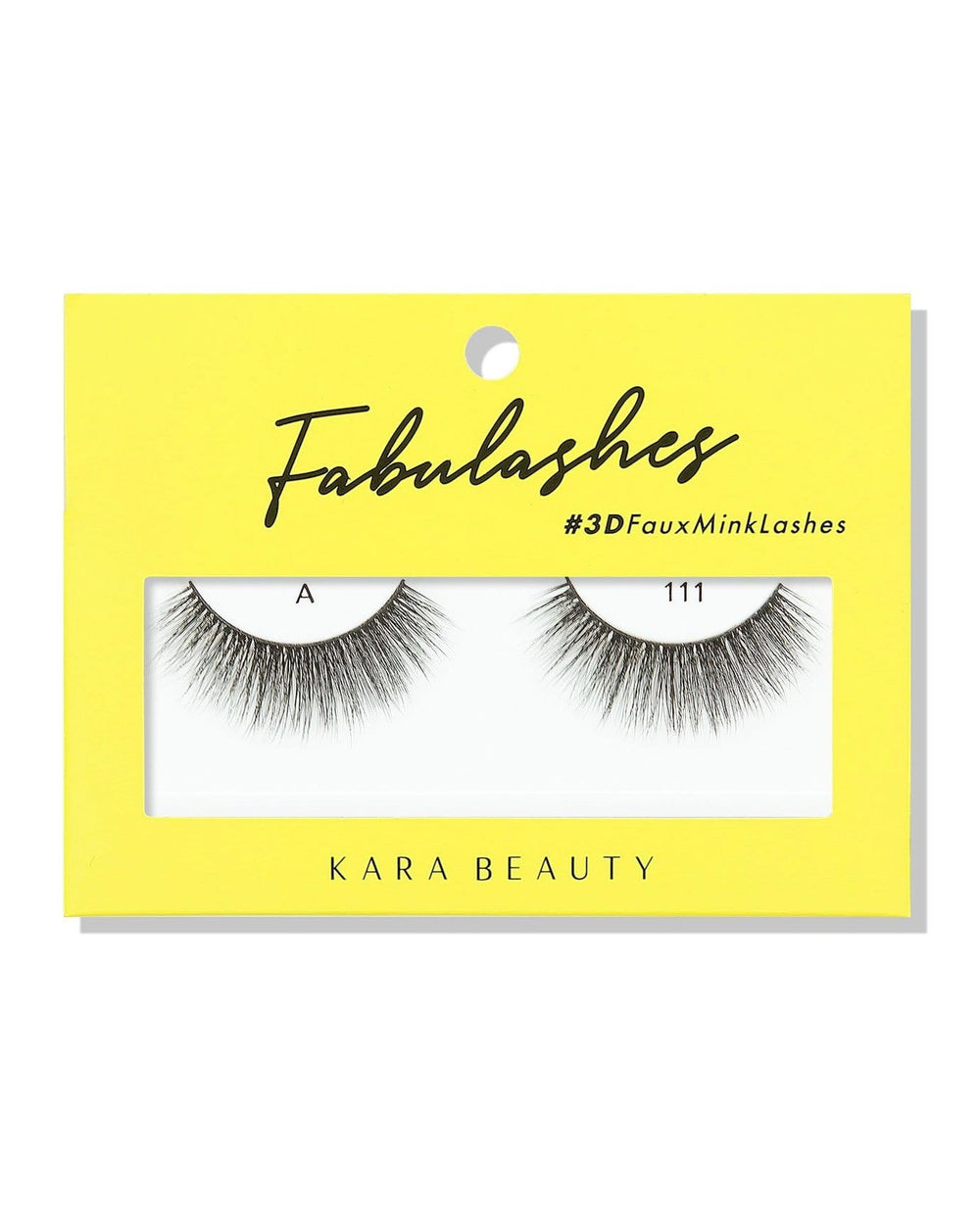 Kara Beauty 3D faux mink eyelash-A111