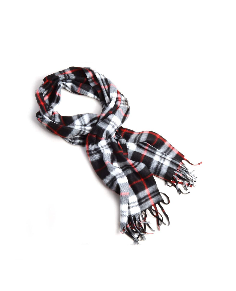 Plaid winter scarf