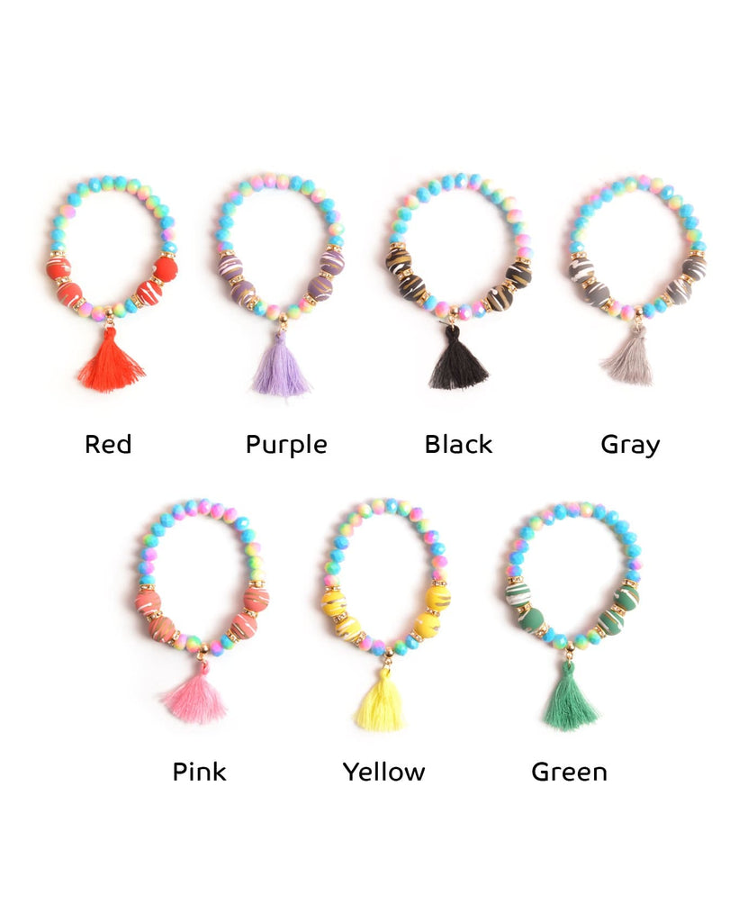 colorful beads bracelet