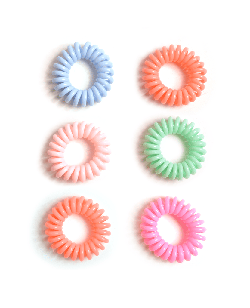 Mini Colorful Spiral Hair Ties