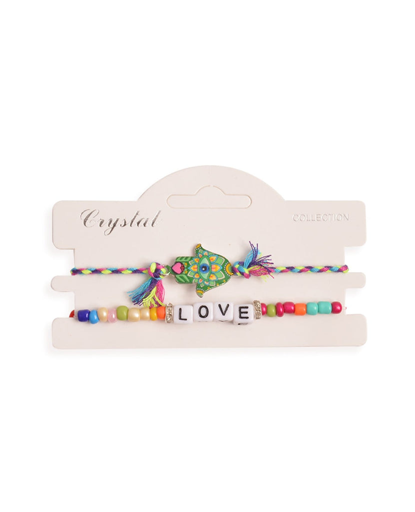 colorful hamsa bracelet