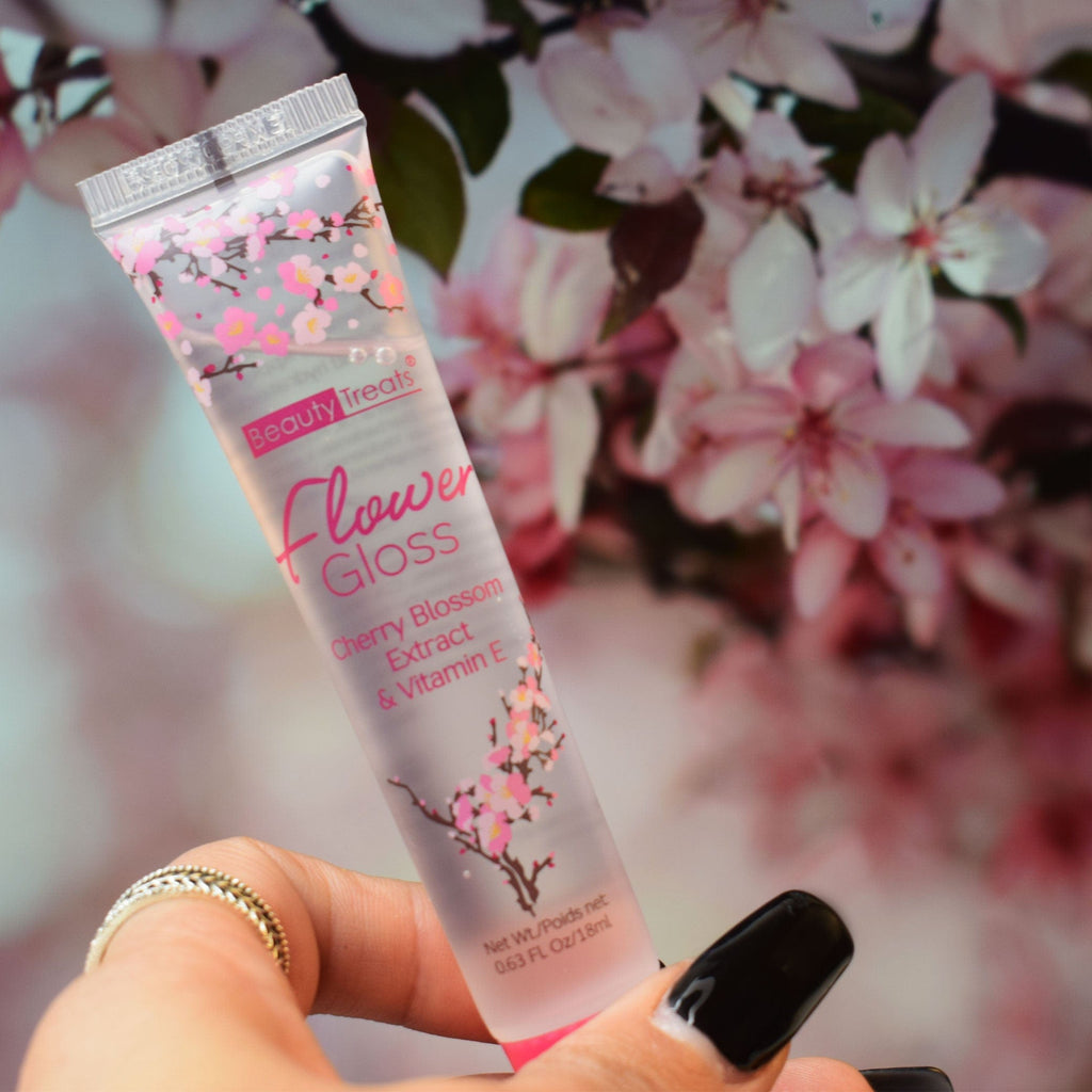 Cherry blossom lip gloss