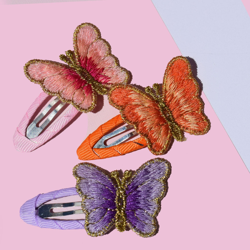 Butterfly hair pins