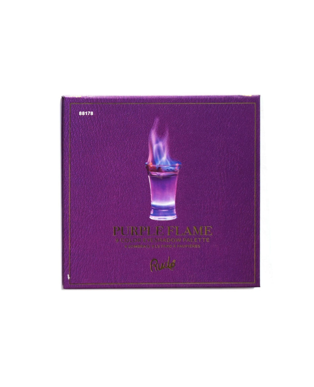 Rude Purple Flame 9 Color Eyeshadow Palette