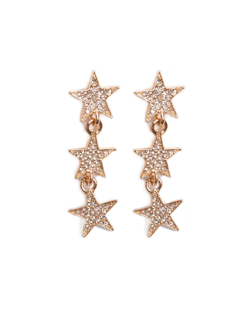 hanging stars earrings